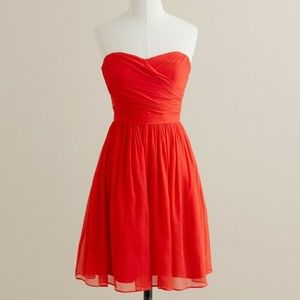 SOLD** J Crew Arabella Silk Chiffon Cocktail Dress